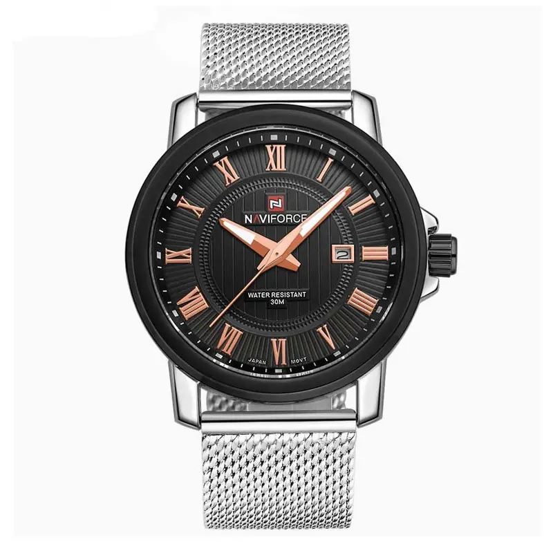 Naviforce Nf9052 S/B/W Men's Watch 1