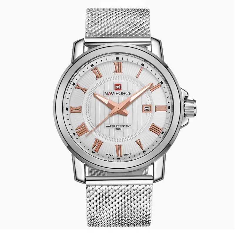 Naviforce Nf9052 S/W/Rg Men's Watch 1