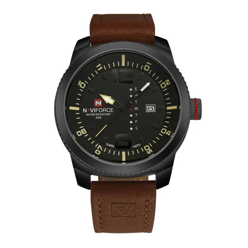 Naviforce Nf9063 B/Y/Bn Men's Analog Watch 1