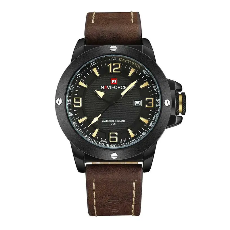 Naviforce Nf9077-B-Y-D.Bn Men's Analog Watch 1