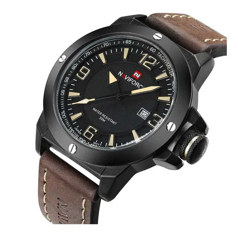 Naviforce Nf9077-B-Y-D.Bn Men's Analog Watch 2