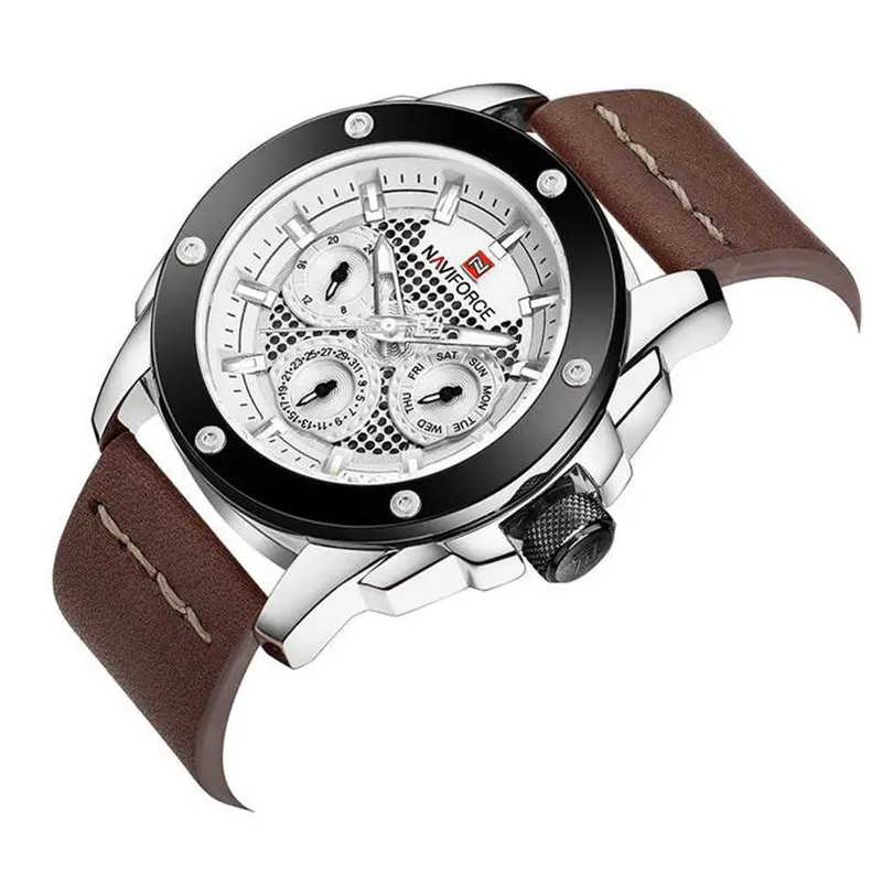 Naviforce Nf9116-S-W-D.Bn Men's Chronograph Watch 2