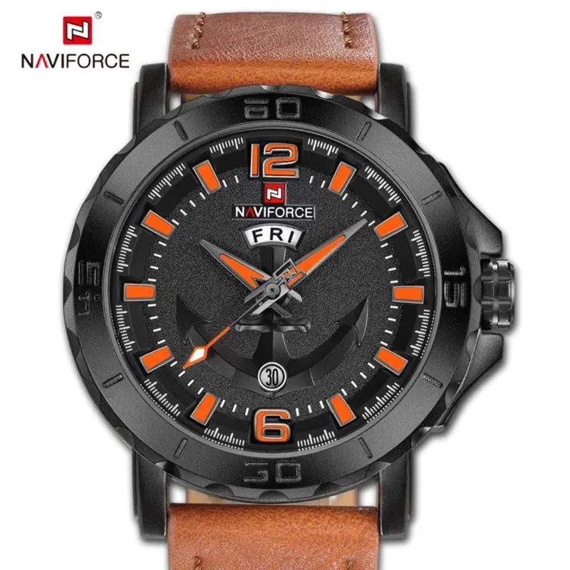 Naviforce Nf9122 B/O/L.Bn Men's Watch 1