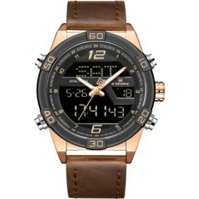 Naviforce Nf9128 Rg/Rg/D.Bn Men's Analog/Digital Watch 2