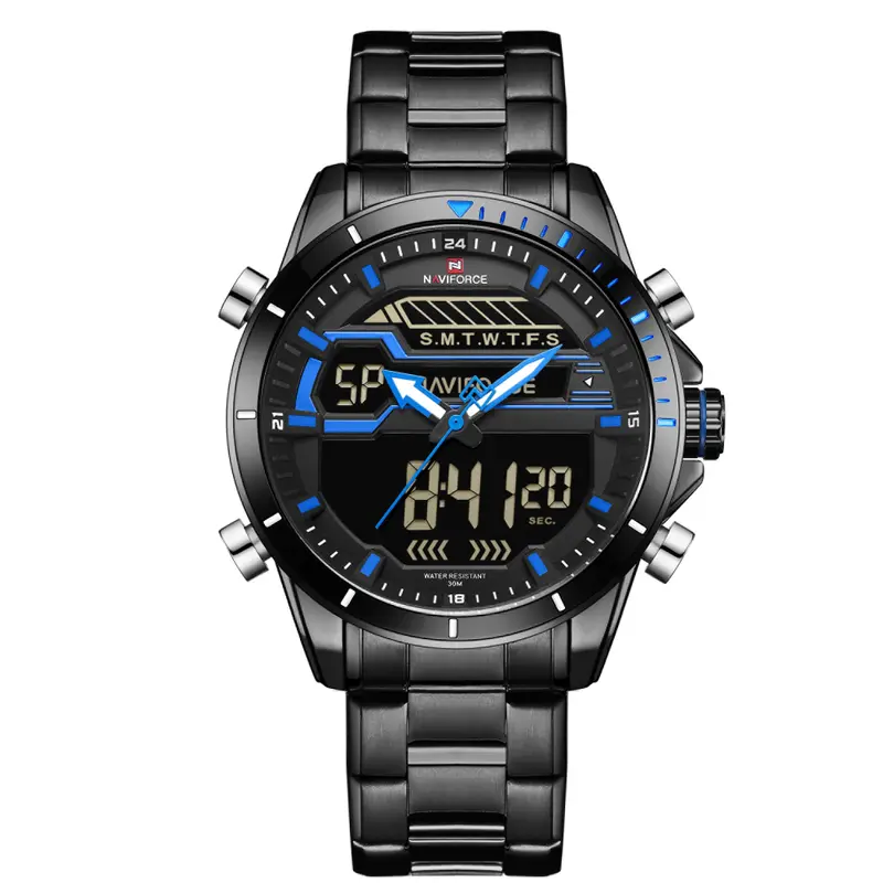 Naviforce Nf9133 B/B/Be Men's Watch 1