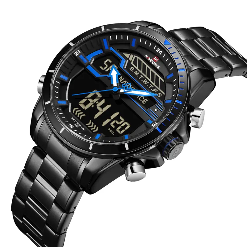 Naviforce Nf9133 B/B/Be Men's Watch 2