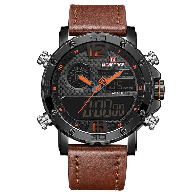 Naviforce Nf9134 B/O/L.Bn Men's Watch 1