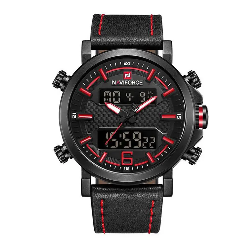 Naviforce Nf9135 B/R/B Men's Digital Casual Watch 1