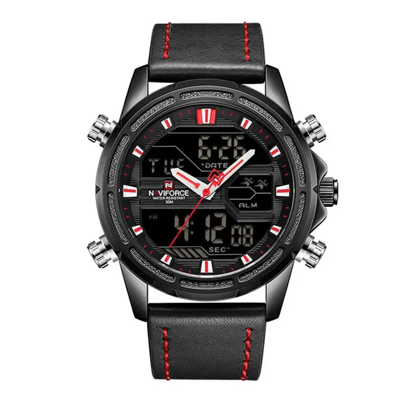 Naviforce Nf9138l B-R-B Men's Digital Casual Watch 1
