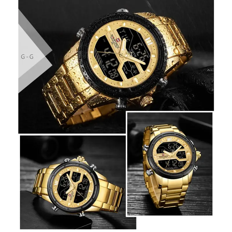 Naviforce Nf9138s G/G Men's Analog/Digital Watch 2