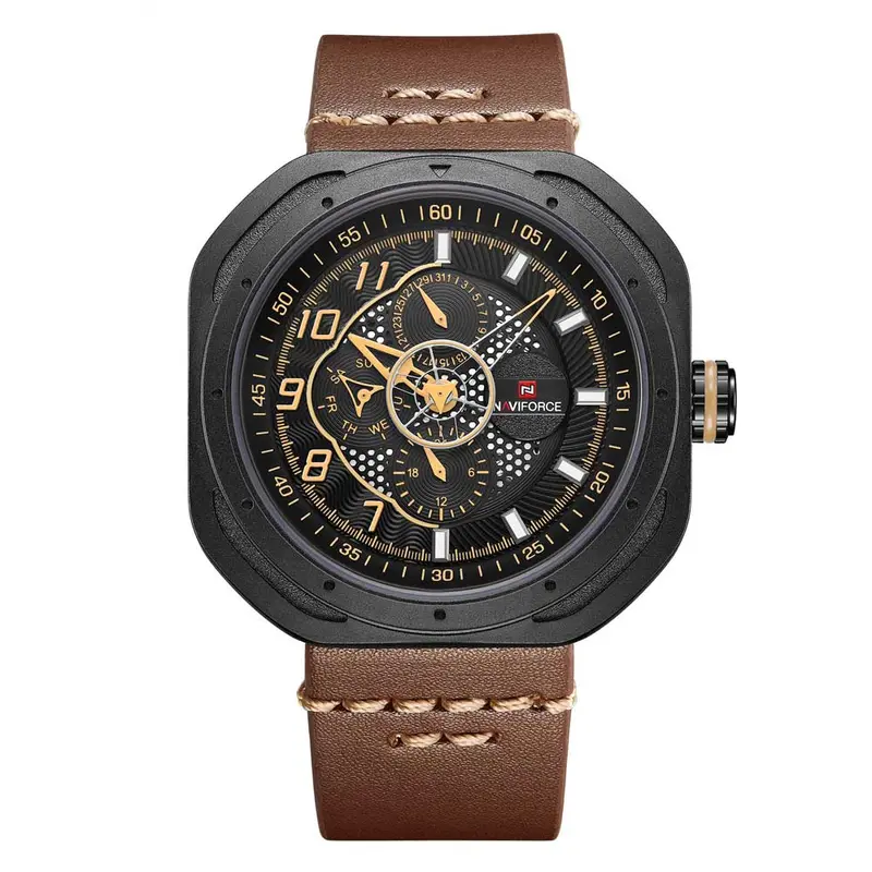 Naviforce Nf9141l B/Y/D.Bn Men's Watch 1