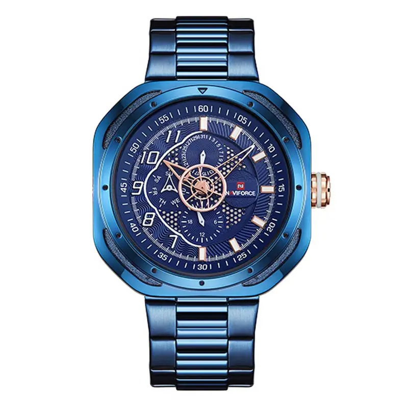 Naviforce Nf9141s Be/W/Be Men's Watch 1