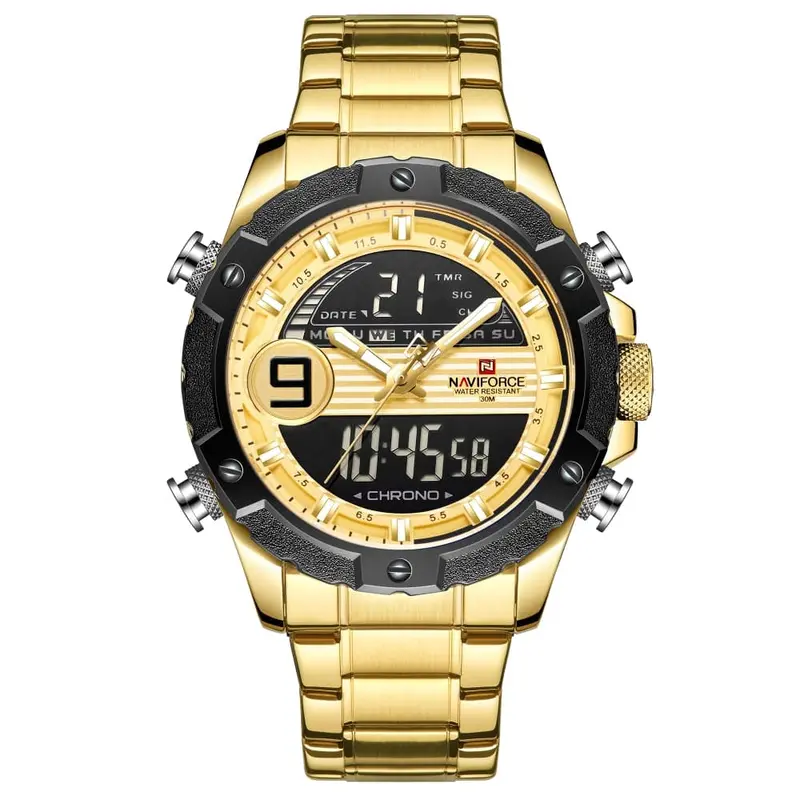 Naviforce Nf9146s G/W/G Men's Watch 1