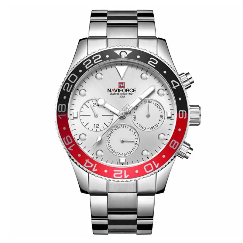 Naviforce Nf9147 S/W Stainless Steel Men's Watch 1