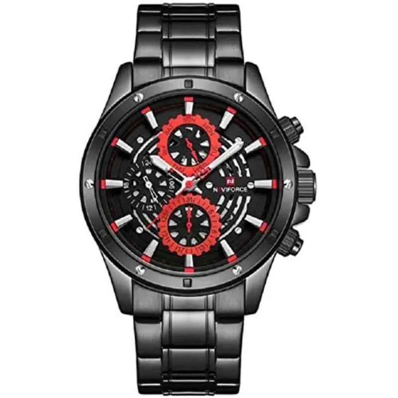 Naviforce Nf9149 B/R/B Men's Watch 1