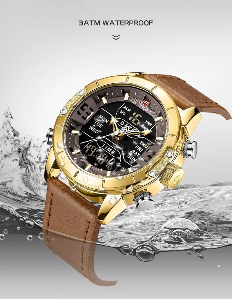 Naviforce Nf9153l G/B/L.Bn Men's Watch 2