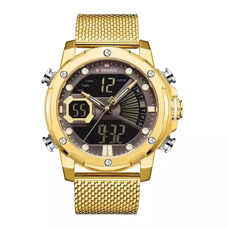 Naviforce Nf9172s G/Ce/G Gold Stainless Steel Men's Watch 1