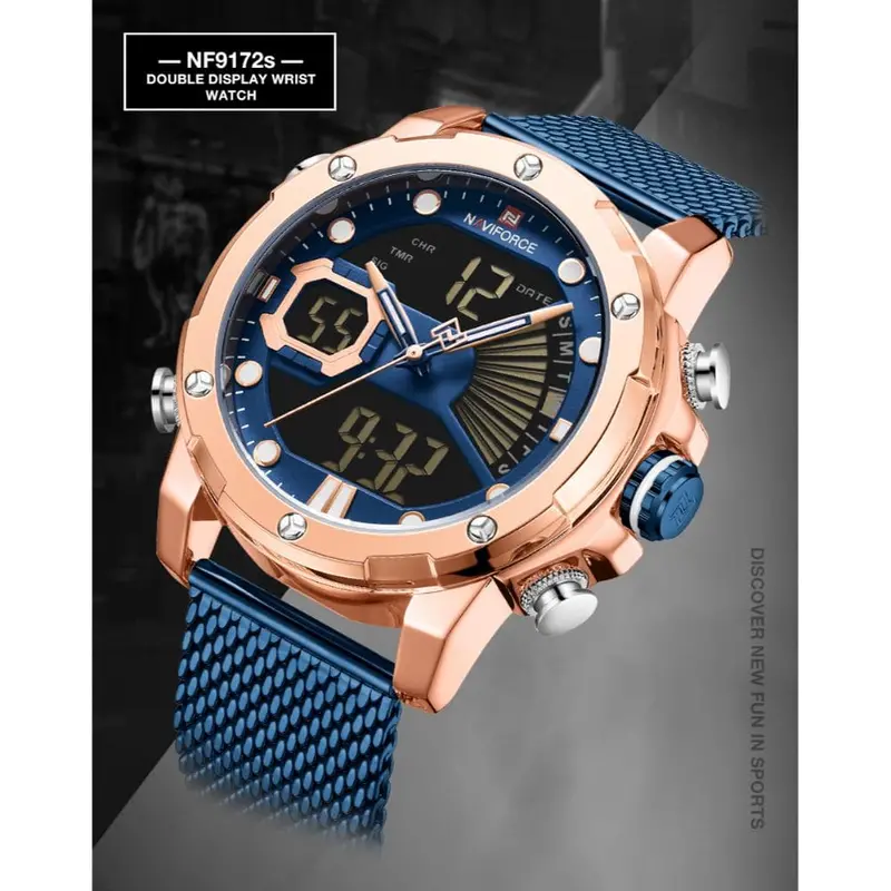 Naviforce Nf9172s Rg/Be/Be Men's Watch 2