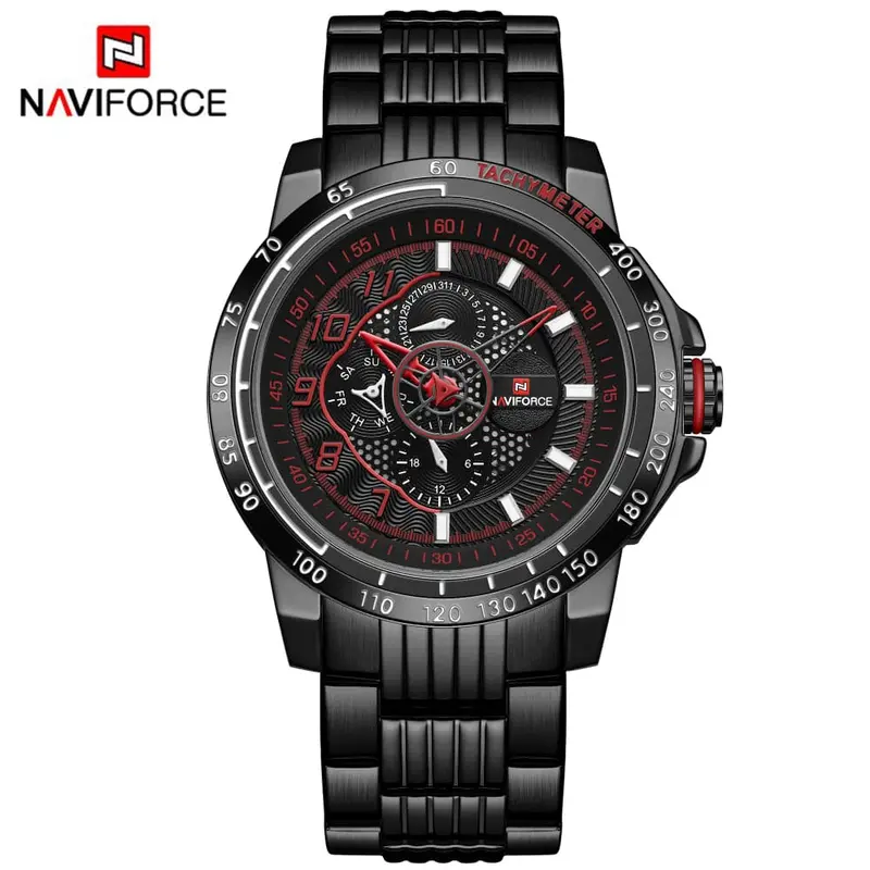 Naviforce Nf9180 B/R/B Men's Watch 1
