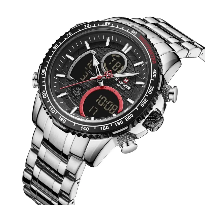 Naviforce Nf9182 S/B Silver Stainless Steel Men's Watch 2