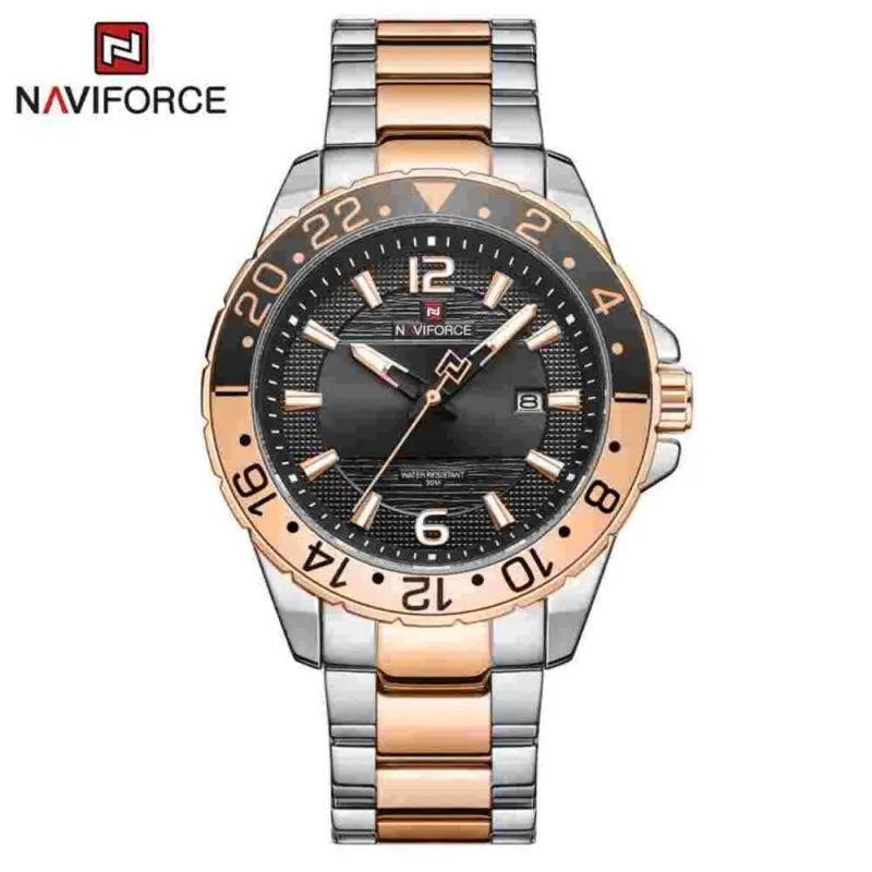 Naviforce Nf9192 S/Rg/B Two-Tone Stainless Steel Men's Watch 1