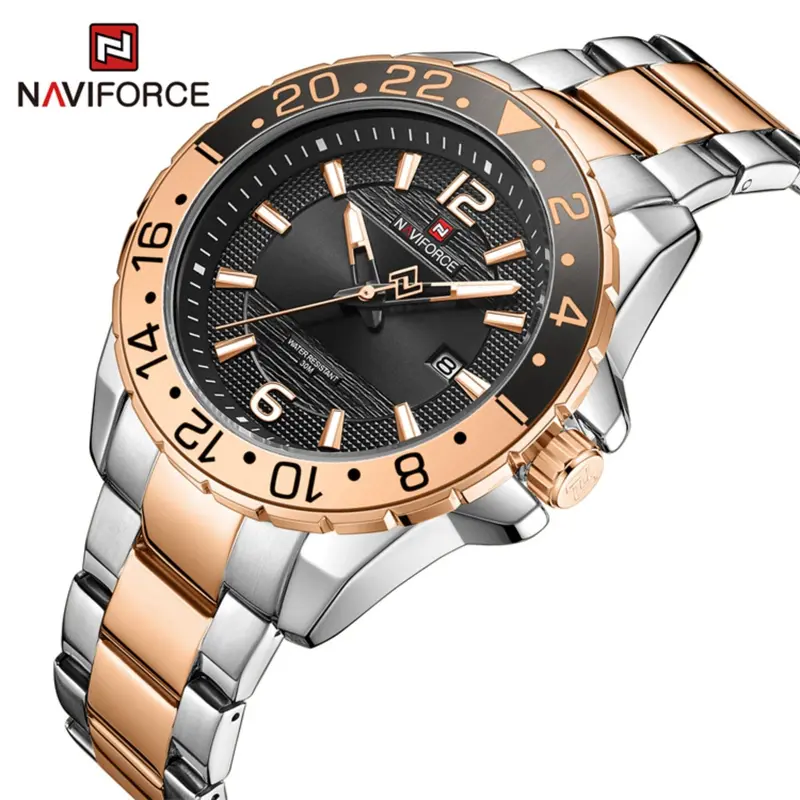 Naviforce Nf9192 S/Rg/B Two-Tone Stainless Steel Men's Watch 2