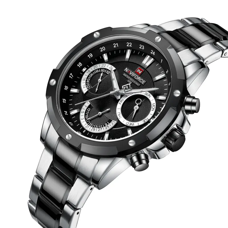 Naviforce Nf9196s S/B Stainless Steel Men Watch 2