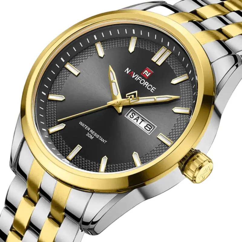 Naviforce Nf9203 G/B Stainless Steel Men Watch 2