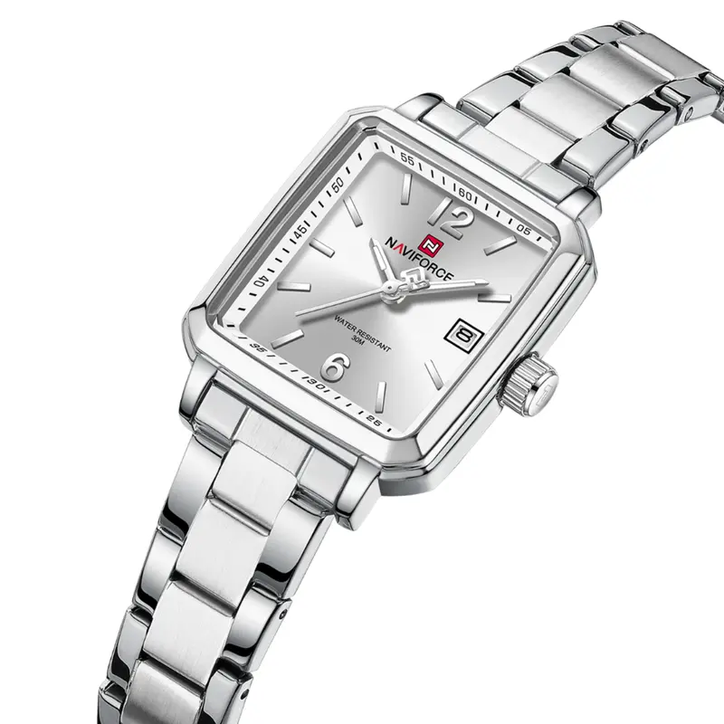 Naviforce Silver Dial Stainless Steel Strap Women's Watch Nf9252l S/W/S 2