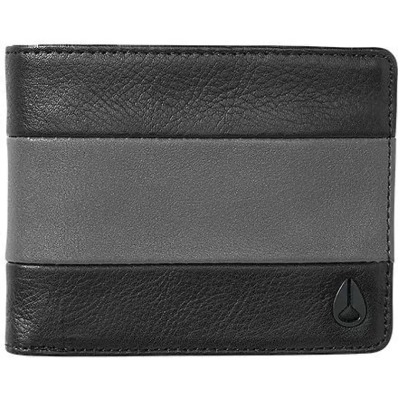 Nixon C2403017 Arc Black/Charcoal Bi-Fold Wallet 1