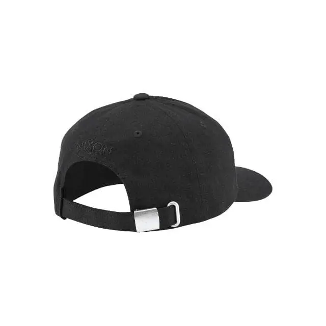 Nixon C2784000 Black Prep Strapback Hat 2
