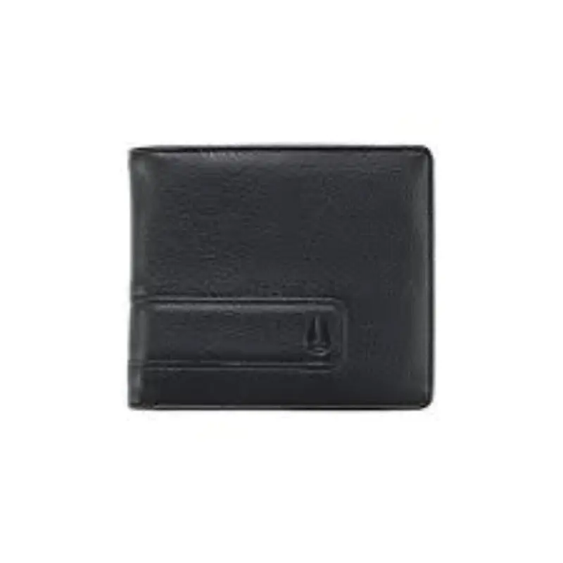 Nixon C943001 All Black Showdown Bi-Fold Zip Pocket Wallet 2