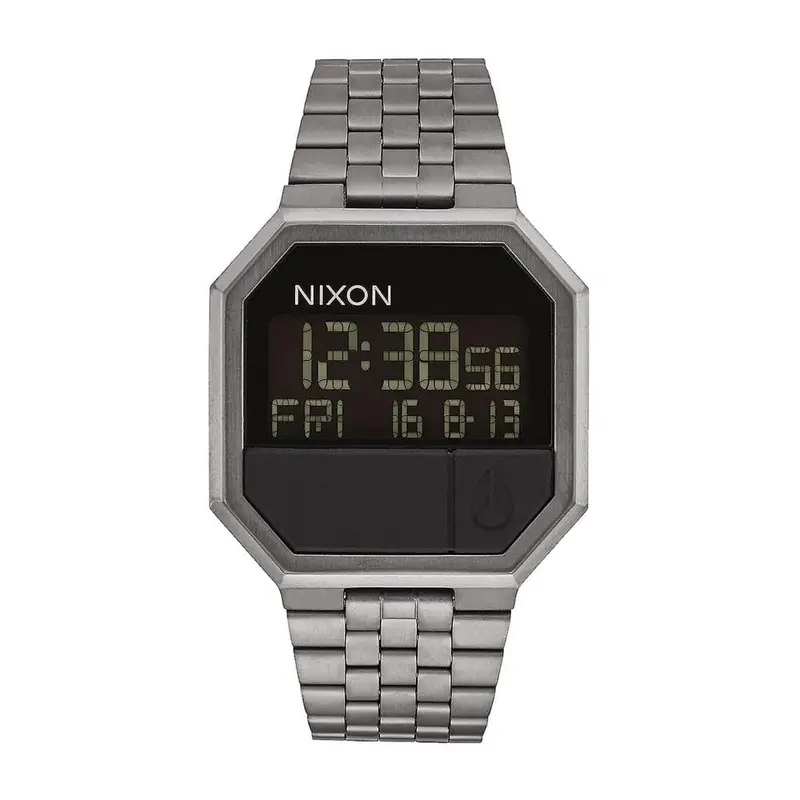 Nixon Re-Run Digital A158632 Silver Men's Watch 1