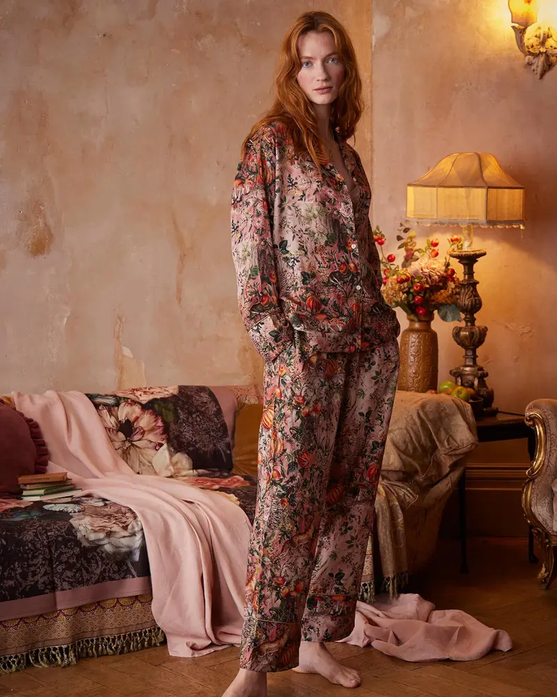 Nocturnal Garden Pyjamas Pink Lady 3
