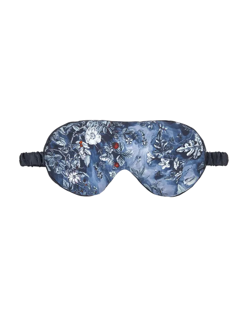 Nocturnal Garden Sleep Mask Midnight Blue 1