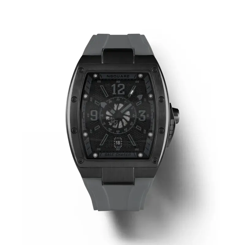 Nsquare Gale Chaser Gray Silicone Strap Men's Watch - N47.1 1