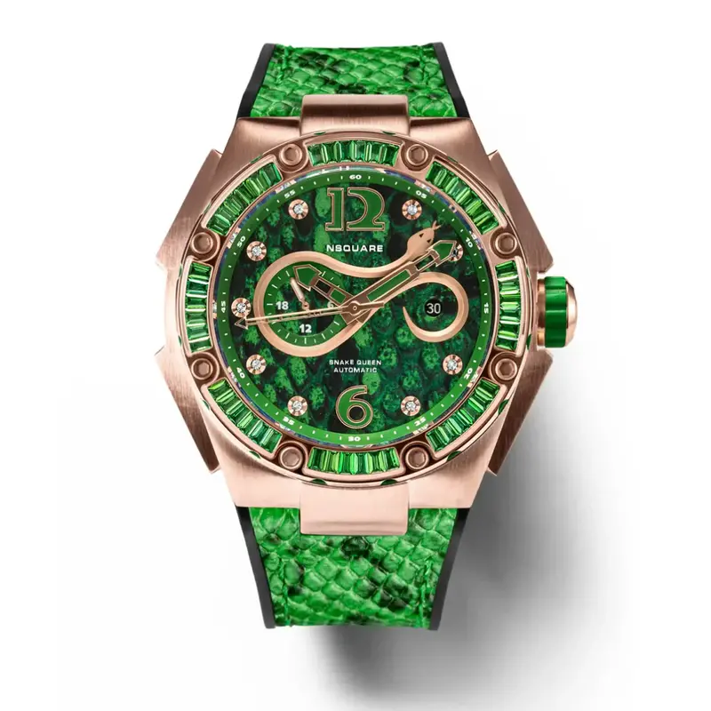 Nsquare Snake Queen Automatic Swarovski Crystal Limited Edition Women's Watch - N11.3 1