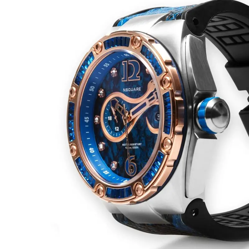 Nsquare Snake Queen Automatic Swarovski Crystal Limited Edition Women's Watch - N11.4 2