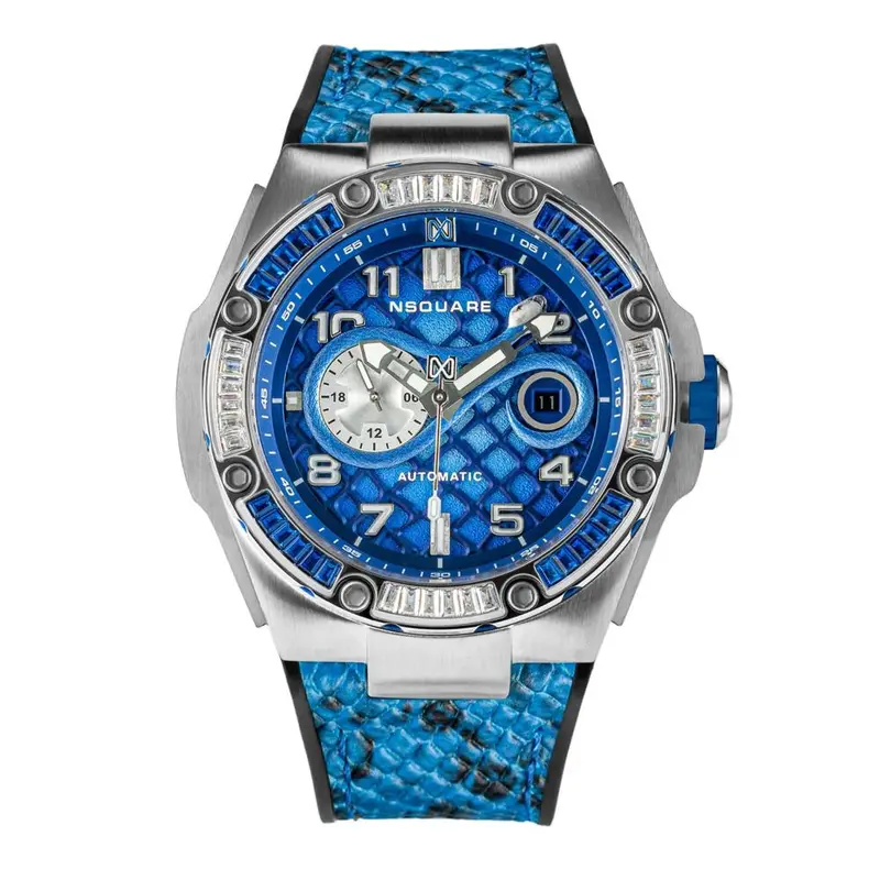 Nsquare Snake Special Edition Automatic Swarovski Crystal Men's Watch - N51.7 1