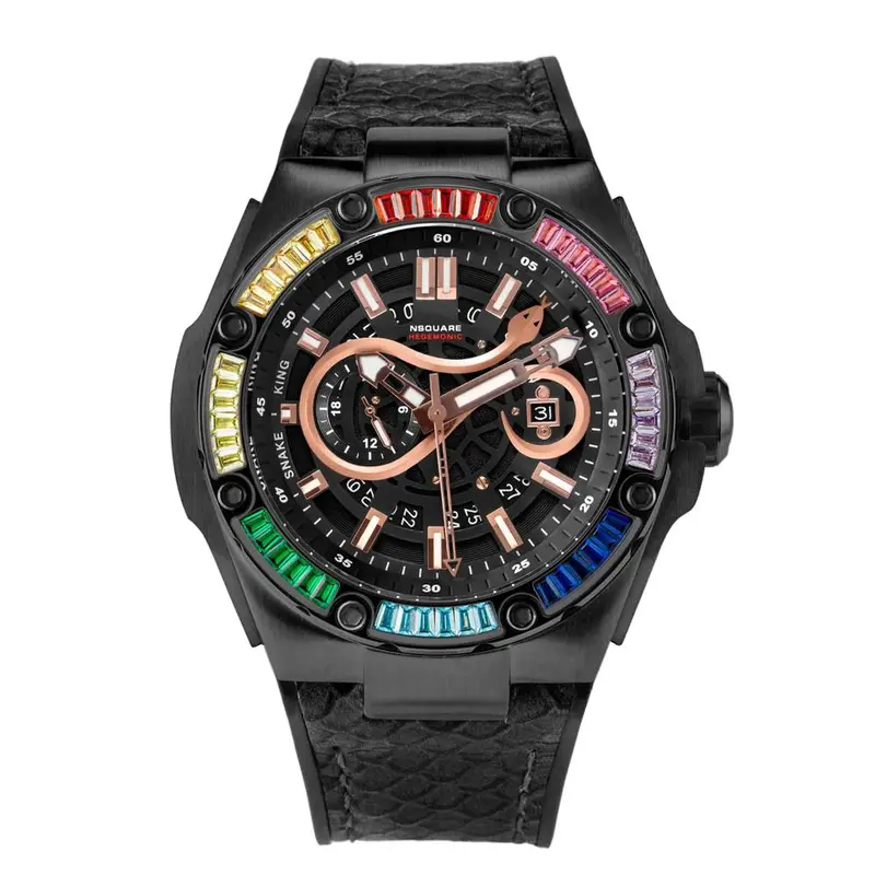 Nsquare Snake Special Edition Limited Edition Swarovski Crystal Men's Watch - N51.8 1
