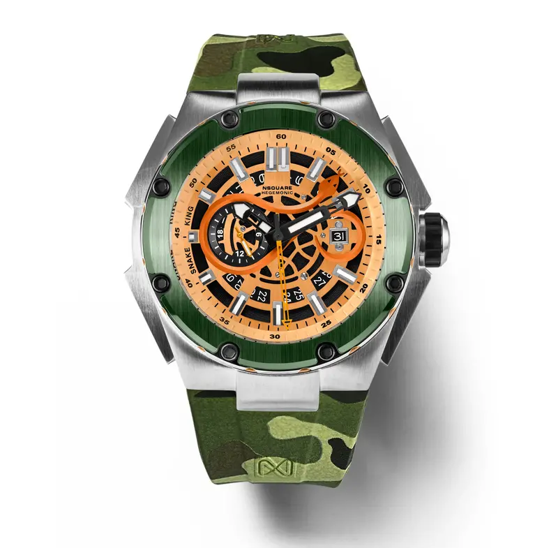 Nsquare Snakeking Automatic 21 Jewels Limited Edition Men's Watch - N10.9 Camo 1