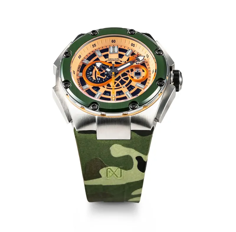Nsquare Snakeking Automatic 21 Jewels Limited Edition Men's Watch - N10.9 Camo 2