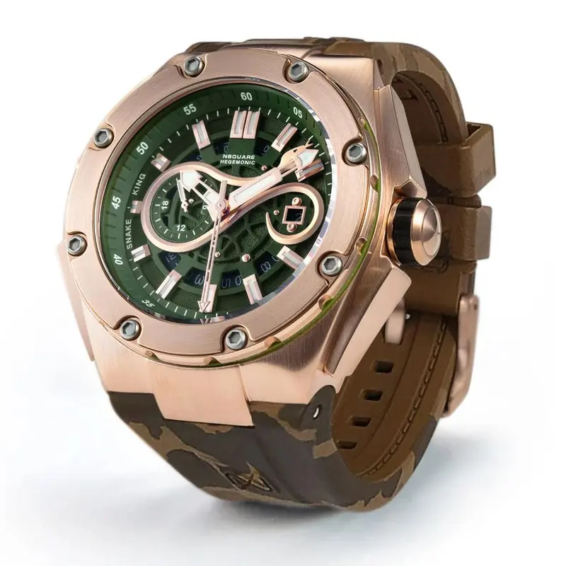 Nsquare Snakeking Multifunction 21 Jewels Limited Edition Men's Watch - N10.11 Camo 2