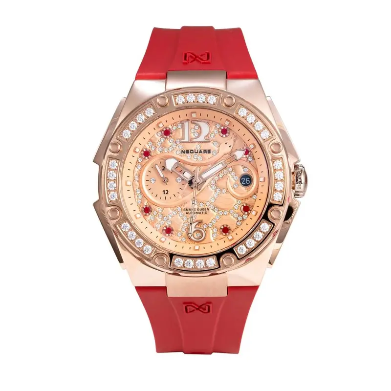 Nsquare Snakequeen 39 Mm Automatic Swarovski Crystal Limited Edition Women's Watch - N48.6 1