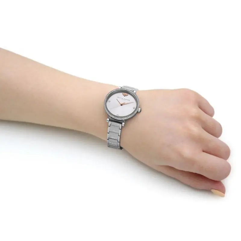 Olivia Burton Belgrave Grey And Silver Bracelet Women Watch 24000001 2