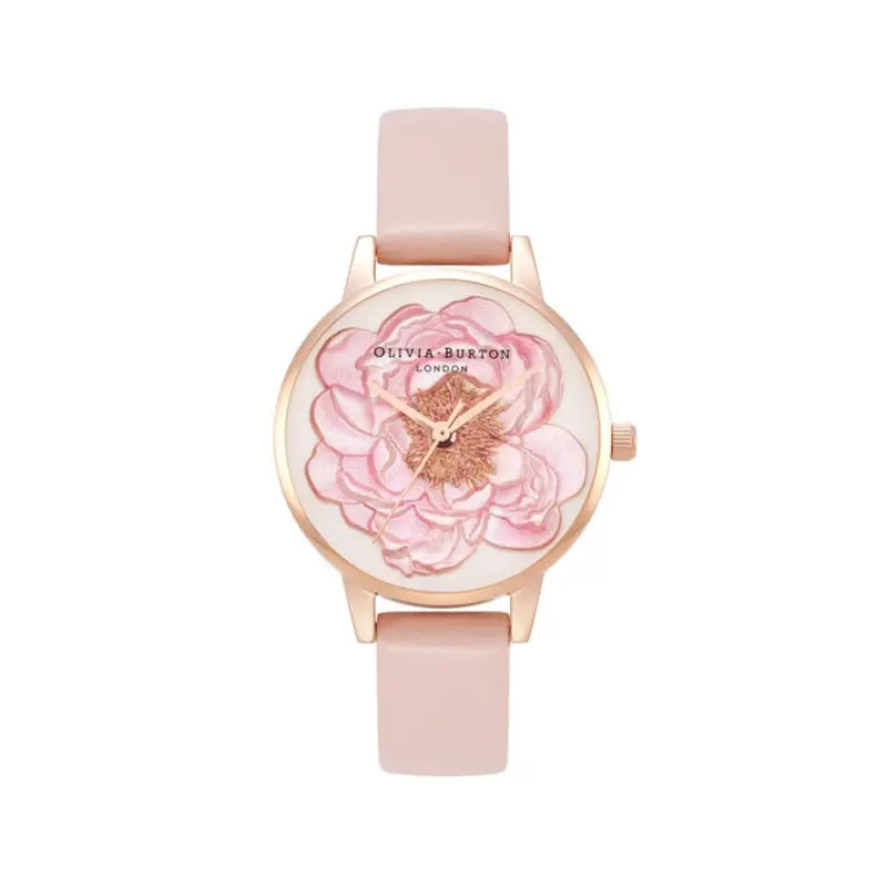 Olivia Burton Blossom Midi Dial Rose Gold & Dusty Pink Women's Watch Ob16fs111 1