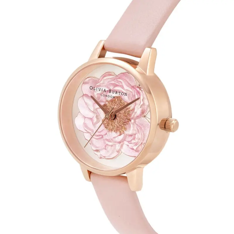 Olivia Burton Blossom Midi Dial Rose Gold & Dusty Pink Women's Watch Ob16fs111 2