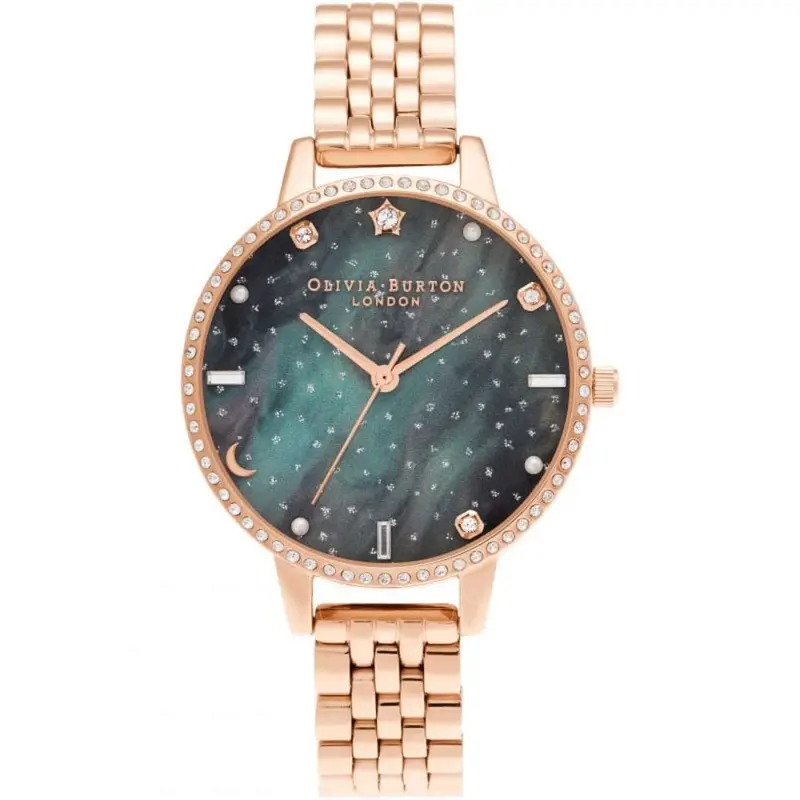 Olivia Burton Celestial Northern Lights Rose Gold Strap Women Watch Ob16gd66 1