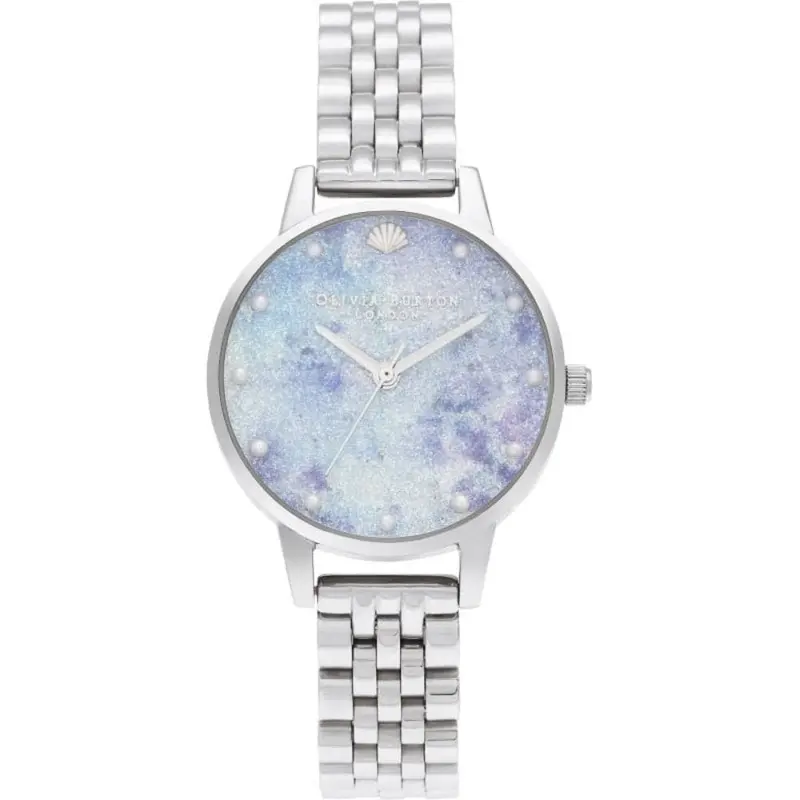 Olivia Burton Deep Sea Dial Silver Stainless Steel Strap Women Watch Ob16us43 1