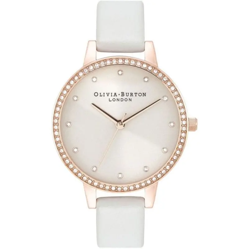 Olivia Burton Demi Blush Sunray Leather Strap Women Watch Ob16de13 1